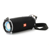 Altavoz Bluetooth estéreo 3D inalámbrico portátil con luz LED intermitente T&G TG192, compatible con tarjeta FM/TF/USB